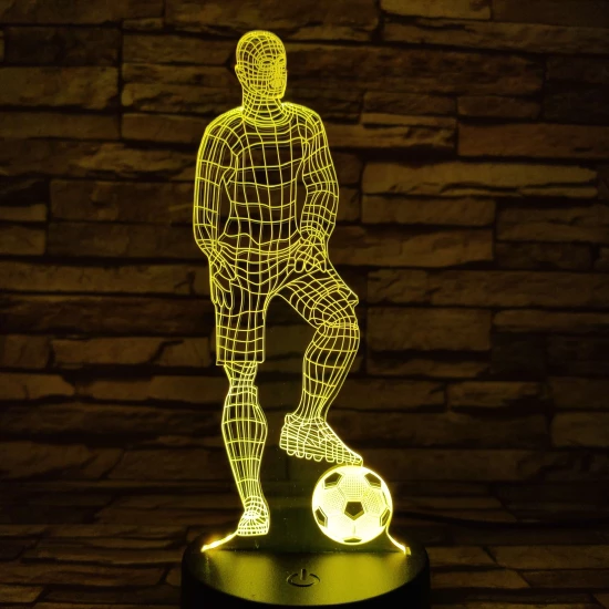 Focista 7 színű 3D led lámpa