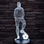 Focista 7 színű 3D led lámpa