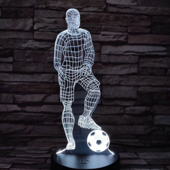 Focista 7 színű 3D led lámpa