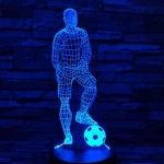 Focista 7 színű 3D led lámpa