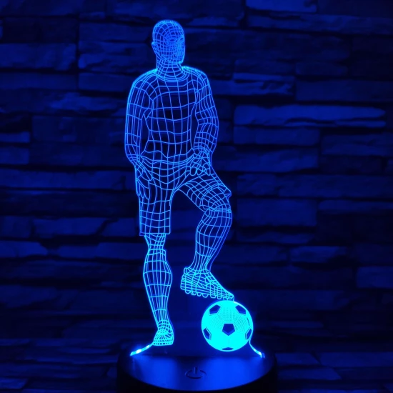 Focista 7 színű 3D led lámpa