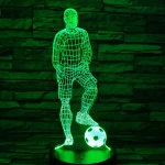 Focista 7 színű 3D led lámpa