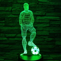 Focista 7 színű 3D led lámpa