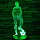 Focista 7 színű 3D led lámpa
