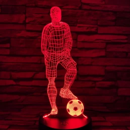 Focista 7 színű 3D led lámpa