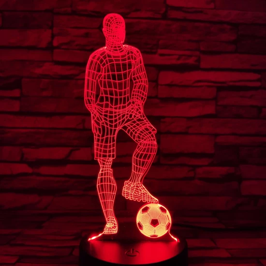 Focista 7 színű 3D led lámpa