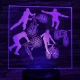 Kerékpár 7 színű 3D led lámpa