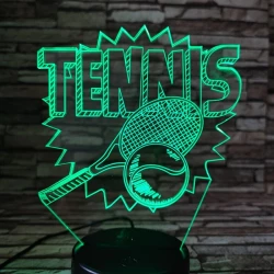Tenisz játék 3D led lámpa