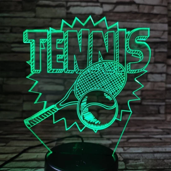 Tenisz játék 3D led lámpa