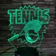 Tenisz játék 3D led lámpa