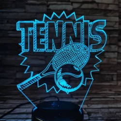 Tenisz játék 3D led lámpa