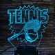 Tenisz játék 3D led lámpa