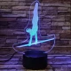 Szertona 7 színű 3D led lámpa
