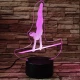 Szertona 7 színű 3D led lámpa
