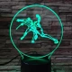 Kardozó-párbajtőr 7 színű  3D led lámpa