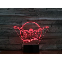 Úszó 7 színű 3D led lámpa