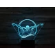 Úszó 7 színű 3D led lámpa