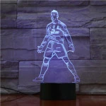 Ronaldo Focista 7 színű 3D led lámpa