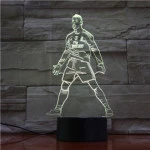 Ronaldo Focista 7 színű 3D led lámpa