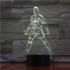 Ronaldo Focista 7 színű 3D led lámpa