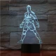 Ronaldo Focista 7 színű 3D led lámpa