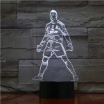Ronaldo Focista 7 színű 3D led lámpa