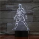 Ronaldo Focista 7 színű 3D led lámpa
