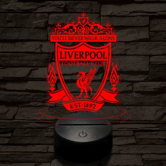 Liverpool 3D led lámpa