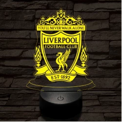 Liverpool 3D led lámpa