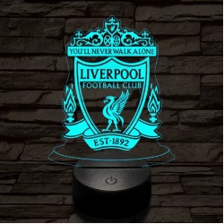 Liverpool 3D led lámpa