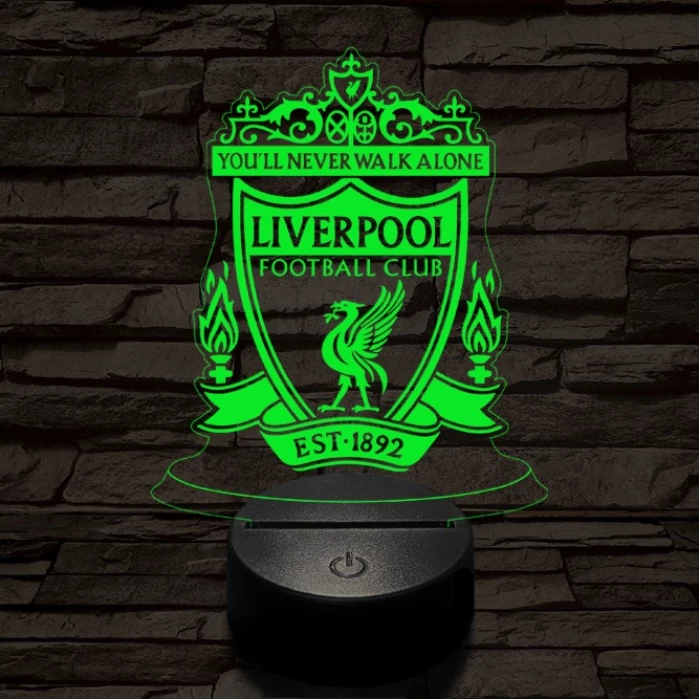 Liverpool 3D led lámpa