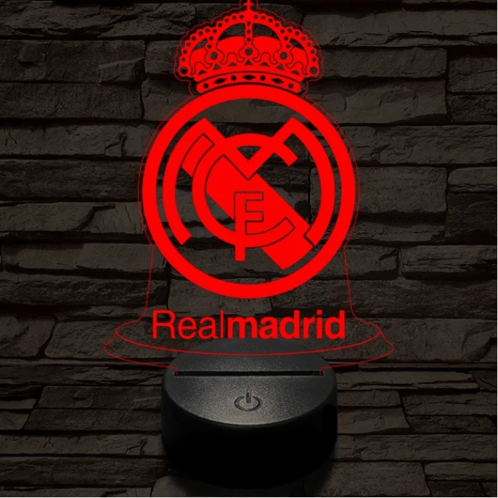 Real Madrid CF 3D led lámpa