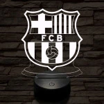 Barcelona 7 színű 3D led lámpa