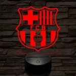 Barcelona 7 színű 3D led lámpa