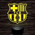 Barcelona 7 színű 3D led lámpa