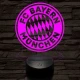 Bayern München 7 színű 3D led lámpa
