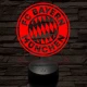 Bayern München 7 színű 3D led lámpa