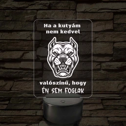 Ha a kutyám nem kedvel – 7 színű, színváltós LED lámpa