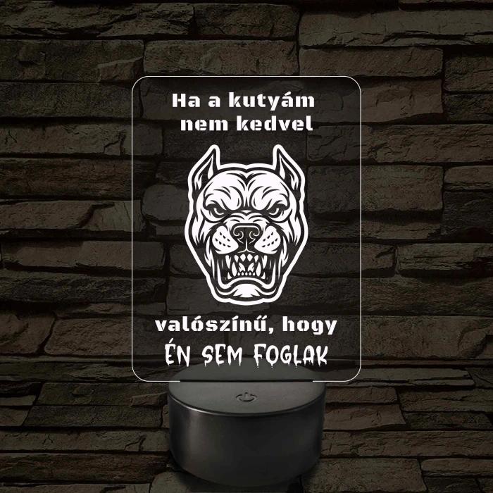 Ha a kutyám nem kedvel – 7 színű, színváltós LED lámpa