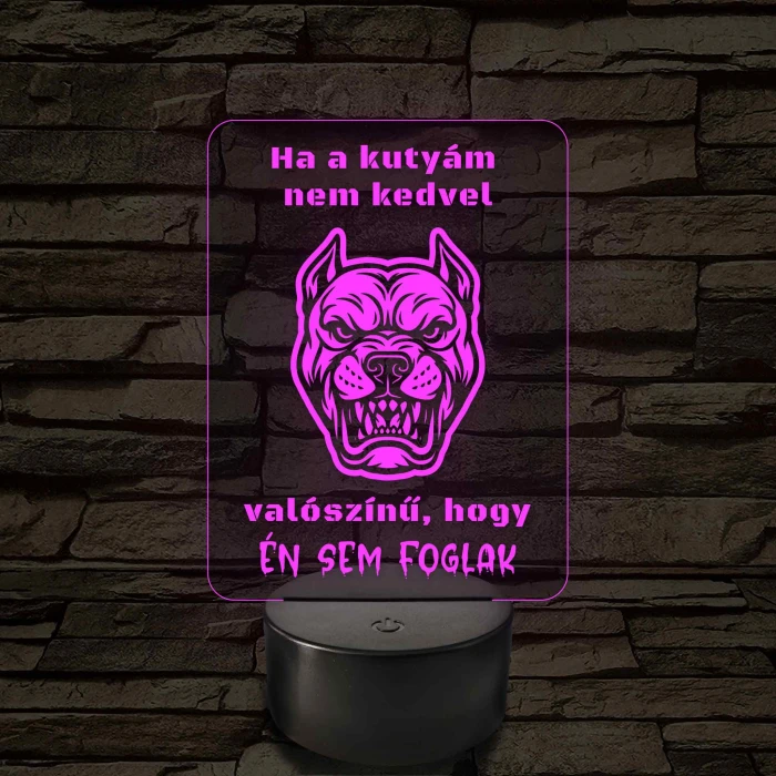 Ha a kutyám nem kedvel – 7 színű, színváltós LED lámpa