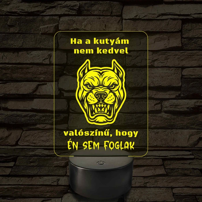 Ha a kutyám nem kedvel – 7 színű, színváltós LED lámpa