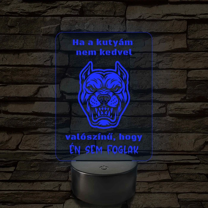 Ha a kutyám nem kedvel – 7 színű, színváltós LED lámpa