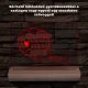 Apák napi mérőszalag gyerek nevekkel személyre szabott fa talppal 7 színű 3D led lámpa