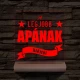 A legjobb Apának személyre szabott fa talppal 7 színű 3D led lámpa