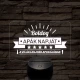 A világ legjobb apukája! 7 színű 3D led lámpa