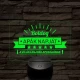 A világ legjobb apukája! 7 színű 3D led lámpa