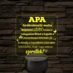 Apa a fürdővízkészítő mester – 7 színű, színváltós LED lámpa