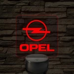 Opel logó – 7 színű, színváltós LED lámpa