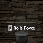 Rolls-Royce logó – 7 színű, színváltós LED lámpa