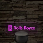 Rolls-Royce logó – 7 színű, színváltós LED lámpa